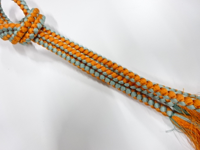 正絹　手組帯締め